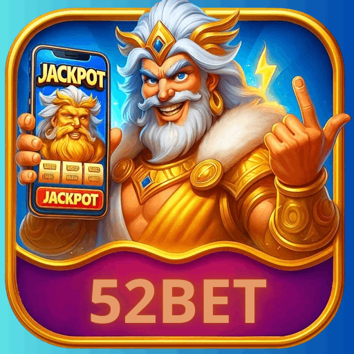 Imagem promocional da 52BET mostrando a plataforma e suas vantagens